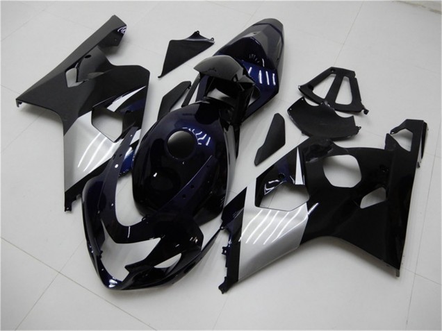 Acquista Carena Moto Suzuki GSXR 600/750 2004-2005 - Nero Lucido Argento Blu