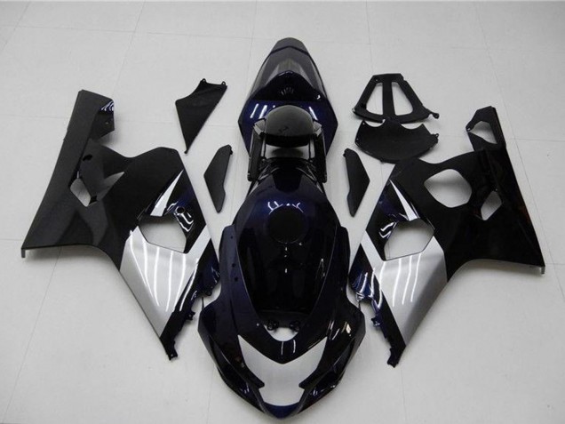 Acquista Carena Moto Suzuki GSXR 600/750 2004-2005 - Nero Lucido Argento Blu