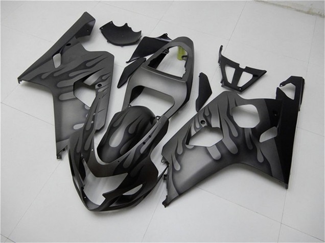 Acquista Carena Moto Suzuki GSXR 600/750 2004-2005 - Grigio Nero Fiamma