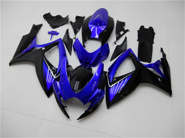 Acquista Carena Moto Suzuki GSXR 600/750 2006-2007 - Blu Nero Lucido