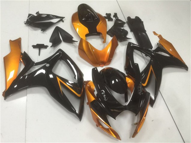 Acquista Carena Moto Suzuki GSXR 600/750 2006-2007 - Arancia Nero Lucido