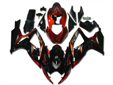 Acquista Carena Moto Suzuki GSXR 600/750 2006-2007 - Arancia Argento Nero Lucido Banda