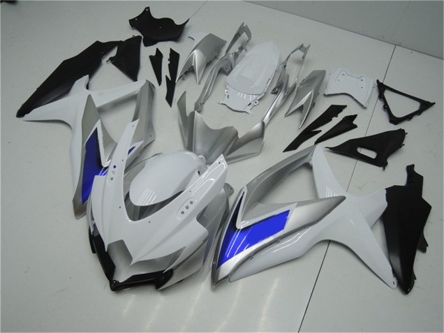 Acquista Carena Moto Suzuki GSXR 600/750 2008-2010 - Argento Bianco Blu Nero