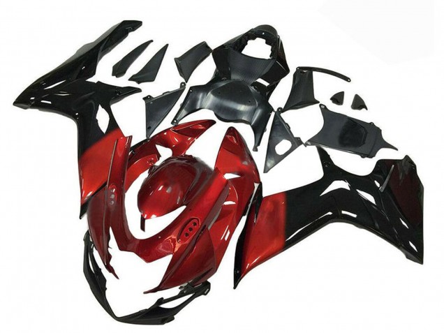 Acquista Carena Moto Suzuki GSXR 600/750 2011-2024 - Rosso Nero Lucido