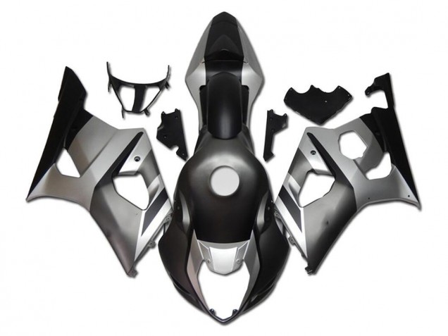 Acquista Carena Moto Suzuki GSXR 1000 2003-2004 - Argento Grigio Nero