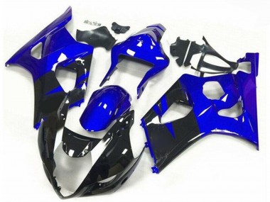 Acquista Carena Moto Suzuki GSXR 1000 2003-2004 - Blu Nero Lucido Banda