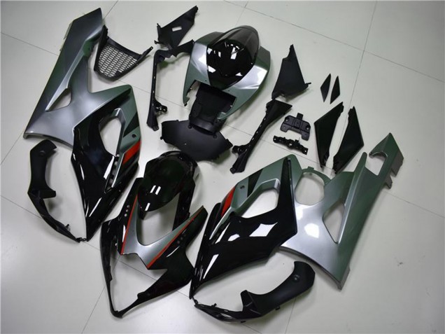 Acquista Carena Moto Suzuki GSXR 1000 2005-2006 - Nero Lucido Argento