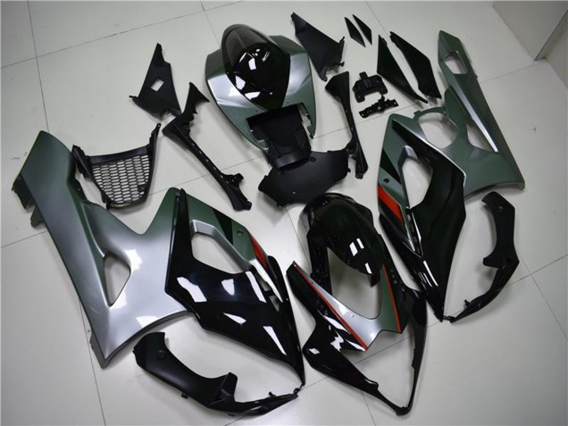 Acquista Carena Moto Suzuki GSXR 1000 2005-2006 - Nero Lucido Argento