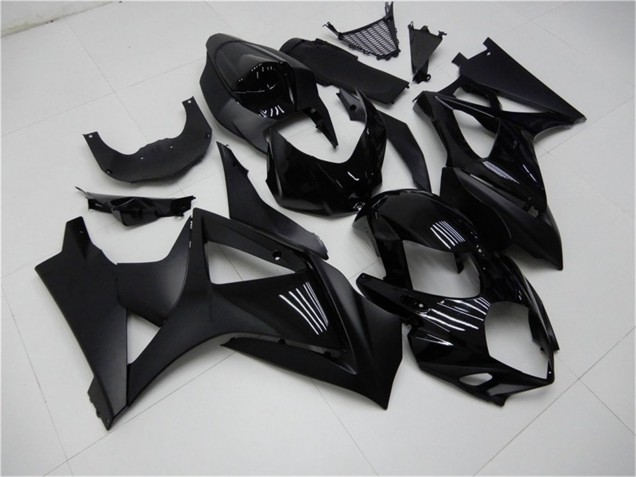 Acquista Carena Moto Suzuki GSXR 1000 2007-2008 - Nero Lucido Nero Opaco No Decal