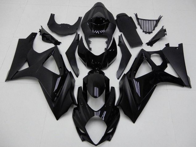 Acquista Carena Moto Suzuki GSXR 1000 2007-2008 - Nero Lucido Nero Opaco No Decal
