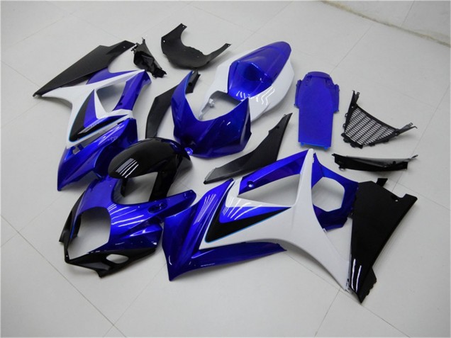 Acquista Carena Moto Suzuki GSXR 1000 2007-2008 - Bianco Blu Nero No Decal