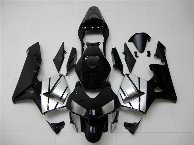 Acquista Carena Moto Honda CBR600RR 2003-2004 - Argento Nero Lucido Banda