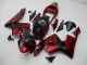 Acquista Carena Moto Honda CBR600RR 2003-2004 - Rosso Nero Opaco Banda