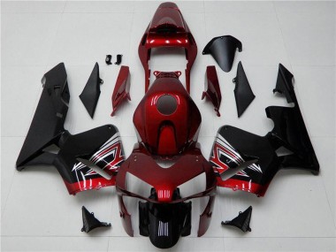 Acquista Carena Moto Honda CBR600RR 2003-2004 - Rosso Argento Nero Lucido