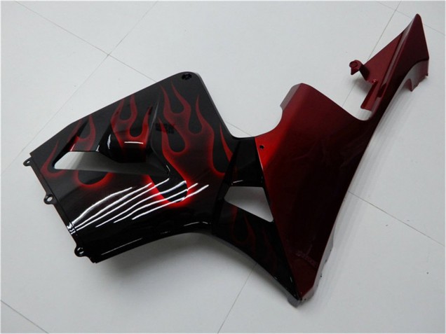 Acquista Kit Carena Moto Honda CBR600RR 2005-2006 - Nero Lucido Rosso Fiamma