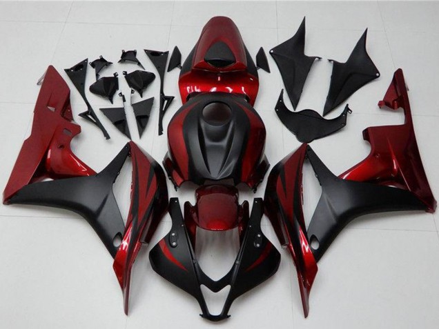 Acquista Kit Carena Moto Honda CBR600RR 2007-2008 - Rosso Nero Opaco