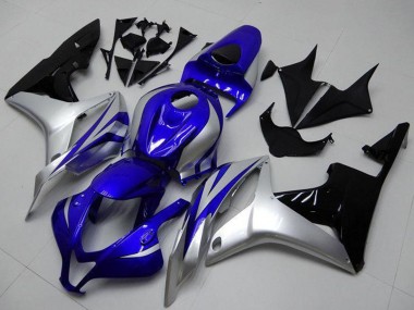 Acquista Carena Moto Honda CBR600RR 2007-2008 - Argento Blu Nero Lucido OEM Stile