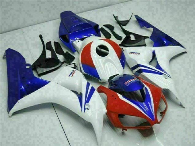 Acquista Kit Carena Moto Honda CBR1000RR 2006-2007 - Bianco Rosso Blu HRC