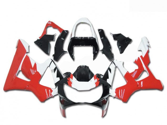 Acquista Carena Moto Honda CBR900RR 929RR 2000-2001 - Bianco Rosso Nero Lucido
