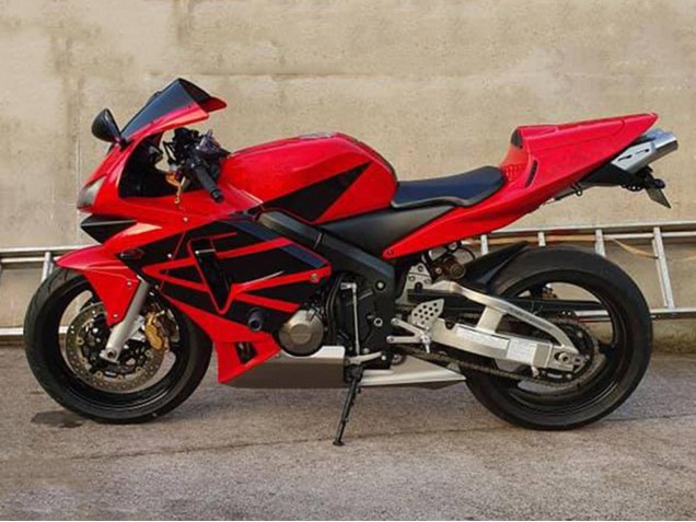 Acquista Carena Moto Honda CBR600 F2 1991-1994 - Rosso Nero Opaco