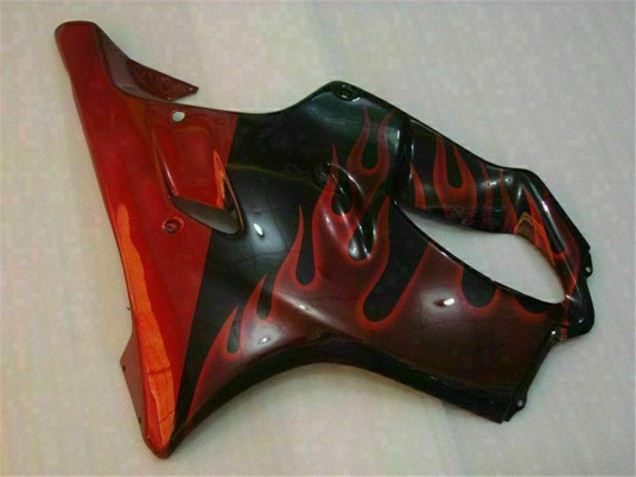 Acquista Carena Moto Honda CBR600 F4i 2004-2007 - Nero Lucido Rosso Fiamma