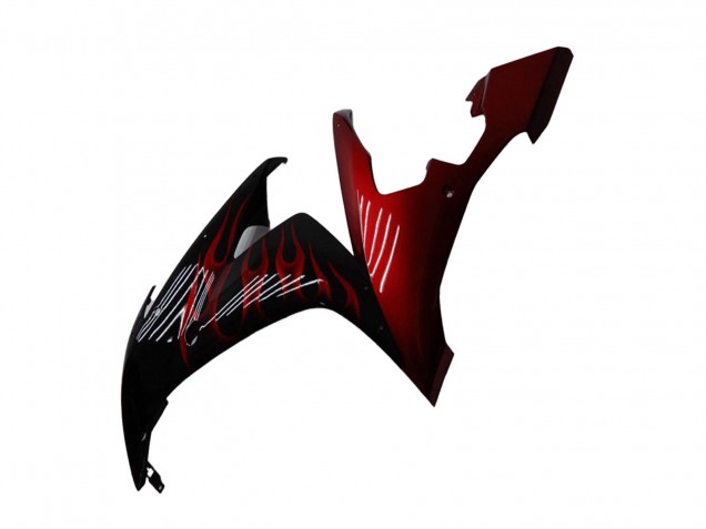 Acquista Carena Moto Yamaha YZF R1 2004-2006 - Nero Lucido Rosso Fiamma