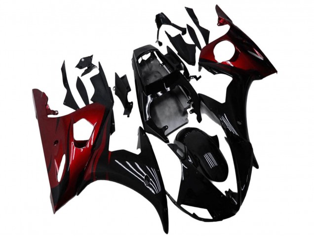 Acquista Kit Carena Moto Yamaha YZF R6 2003-2004 - Nero Lucido Rosso