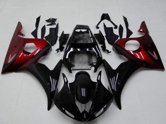 Acquista Kit Carena Moto Yamaha YZF R6 2003-2004 - Nero Lucido Rosso