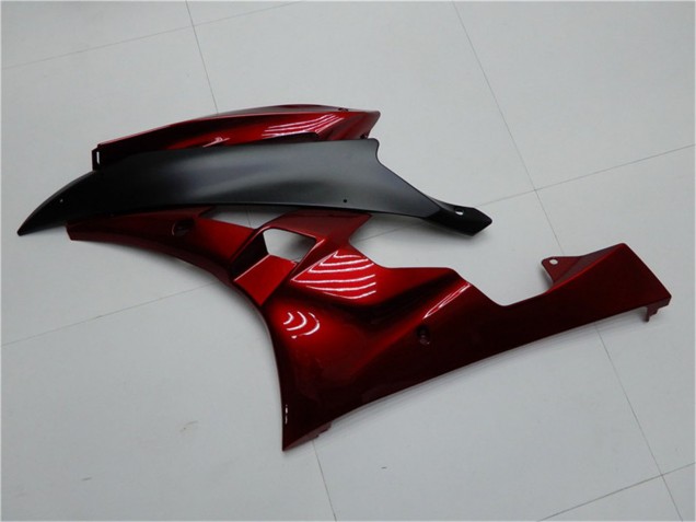 Acquista Kit Carena Moto Yamaha YZF R6 2006-2007 - Rosso Nero Opaco