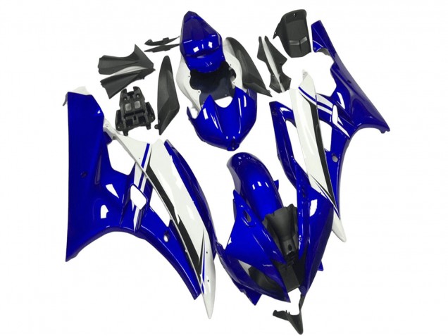 Acquista Carena Moto Yamaha YZF R6 2006-2007 - Blu Bianco Nero