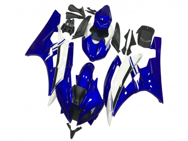 Acquista Carena Moto Yamaha YZF R6 2006-2007 - Blu Bianco Nero
