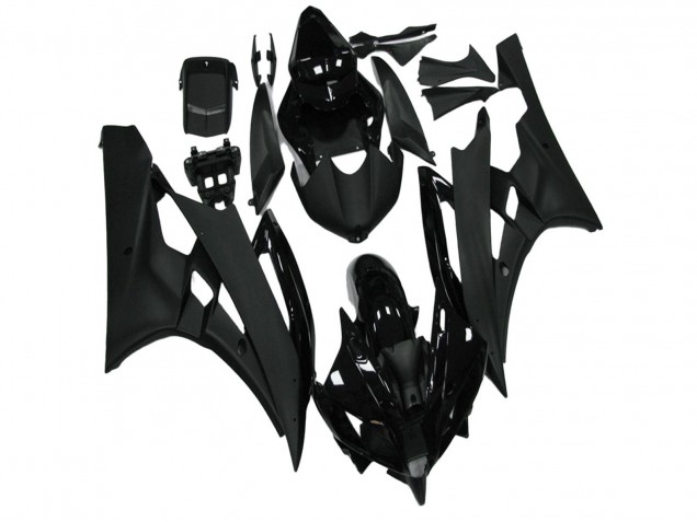Acquista Carena Moto Yamaha YZF R6 2006-2007 - Nero Lucido Nero Opaco