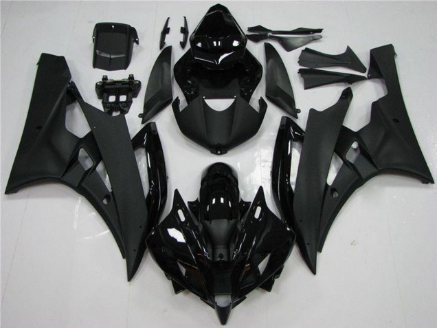 Acquista Carena Moto Yamaha YZF R6 2006-2007 - Nero Lucido Nero Opaco