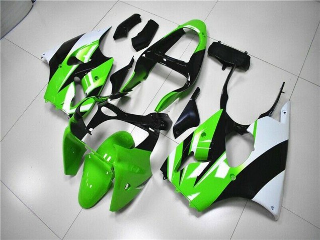 Acquista Kit Carena Moto Kawasaki ZX6R 2000-2002 - Verde Bianco Nero