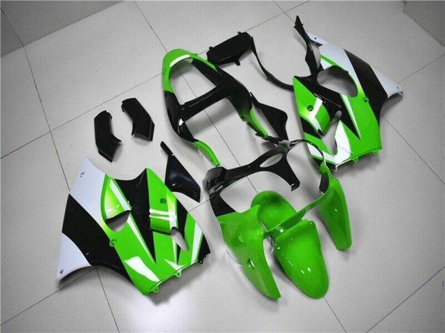 Acquista Kit Carena Moto Kawasaki ZX6R 2000-2002 - Verde Bianco Nero