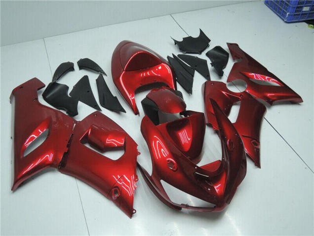 Acquista Carena Moto Kawasaki ZX6R 2005-2006 - Caramella Rosso