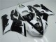 Acquista Carena Moto Kawasaki ZX6R 2005-2006 - Bianco Nero Lucido