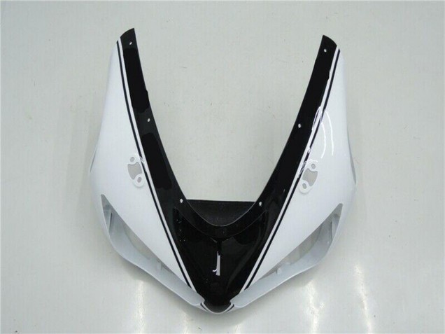 Acquista Carena Moto Kawasaki ZX6R 2005-2006 - Bianco Nero Lucido