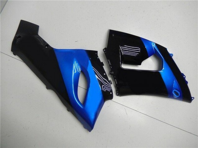 Acquista Kit Carena Moto Kawasaki ZX6R 2005-2006 - Blu Nero Lucido