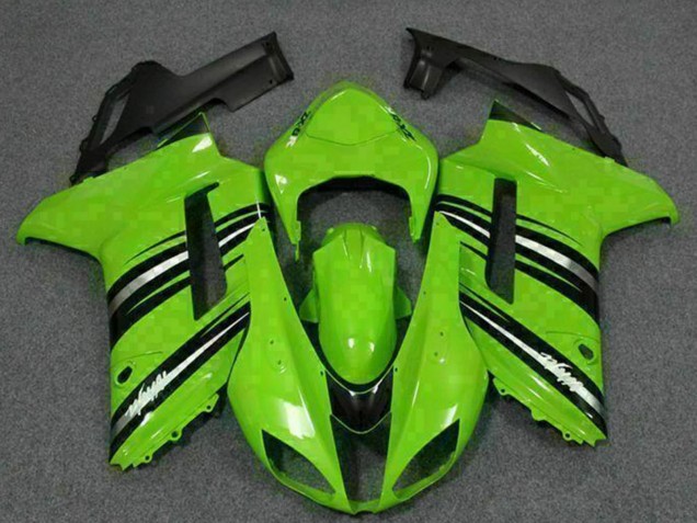 Acquista Kit Carena Moto Kawasaki ZX6R 2007-2008 - Verde Nero