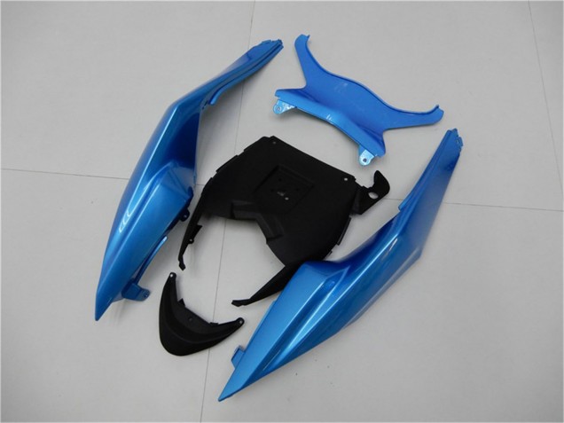 Acquista Carena Moto Kawasaki ZX6R 2009-2012 - Azzurro Chiaro Nero Lucido