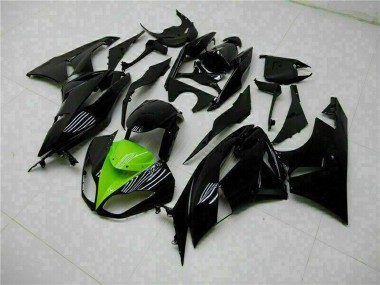 Acquista Carena Moto Kawasaki ZX6R 2009-2012 - Nero Lucido Verde