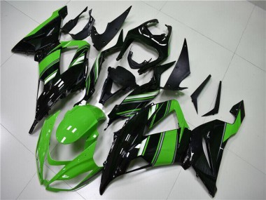 Acquista Kit Carena Moto ABS Kawasaki ZX6R 2013-2018 - Verde Nero Lucido