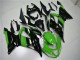 Acquista Kit Carena Moto ABS Kawasaki ZX6R 2013-2018 - Verde Nero Lucido