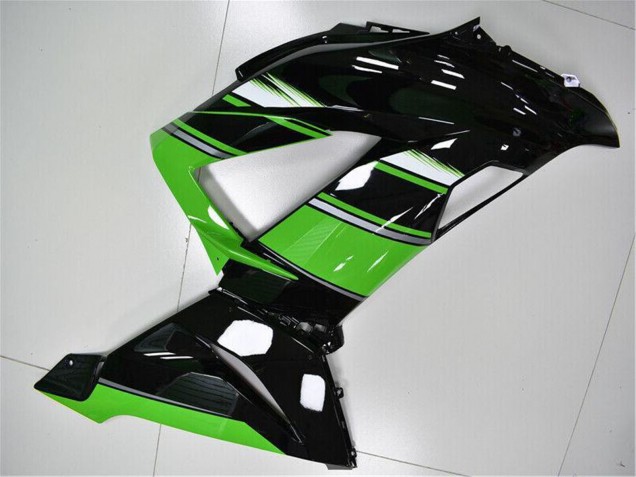 Acquista Kit Carena Moto ABS Kawasaki ZX6R 2013-2018 - Verde Nero Lucido
