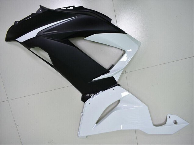 Acquista Carena ABS Kawasaki ZX6R 2013-2018 - Bianco Nero Opaco