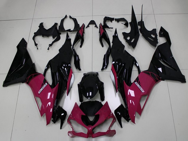 Acquista Carena Moto Kawasaki ZX6R 2019-2022 - Viola Nero Lucido