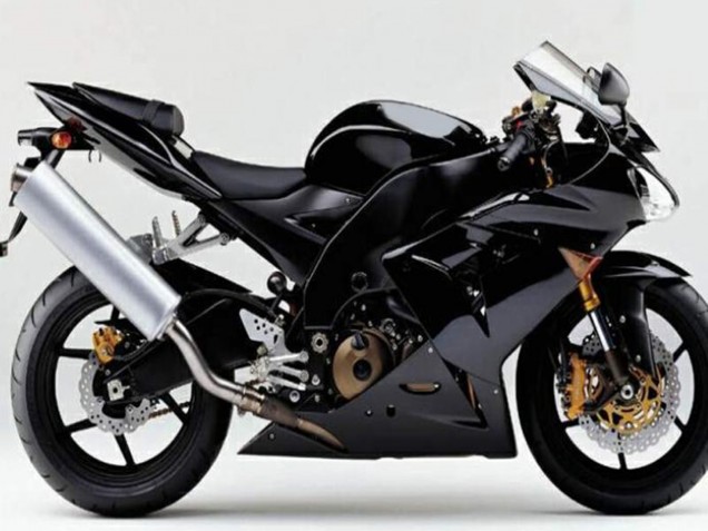 Acquista Carena Moto Kawasaki ZX10R 2004-2005 - Nero Lucido Nero Opaco