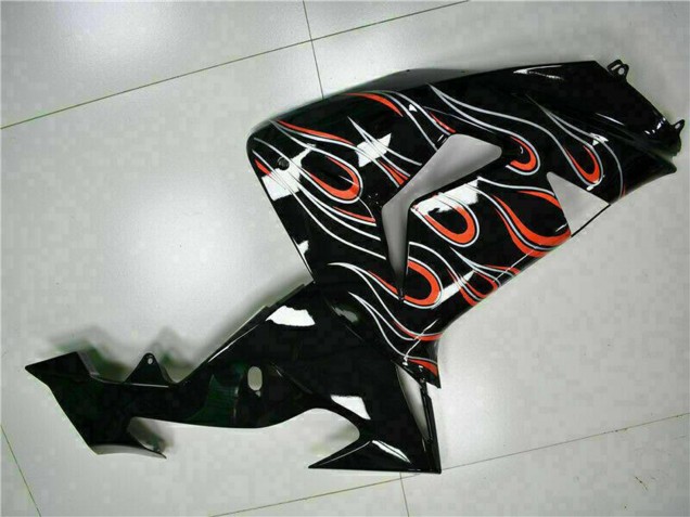 Acquista Kit Carena Moto Kawasaki ZX10R 2006-2007 - Nero Lucido Rosso Fiamma