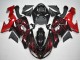 Acquista Carena Moto Kawasaki ZX10R 2006-2007 - Nero Lucido Rosso Fiamma